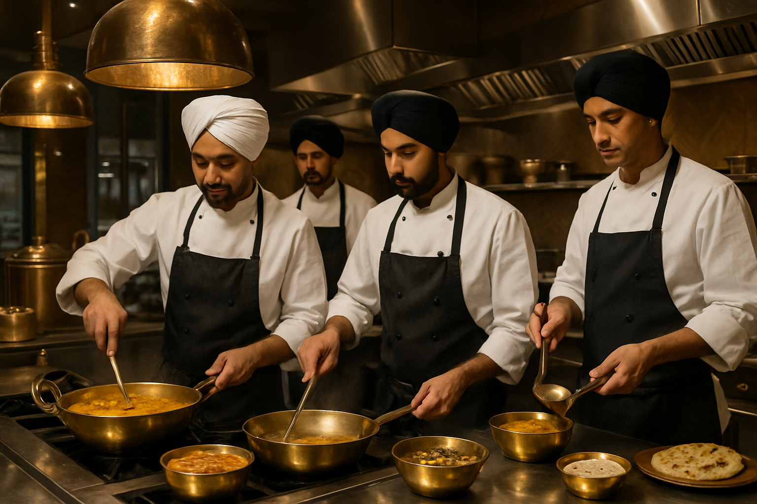 Saffron Restaurant Kitchen